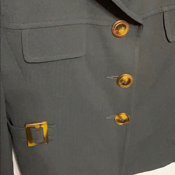 Garfield & Marks Black 3 Button Blazer sz 6 - Picture 2 of 5